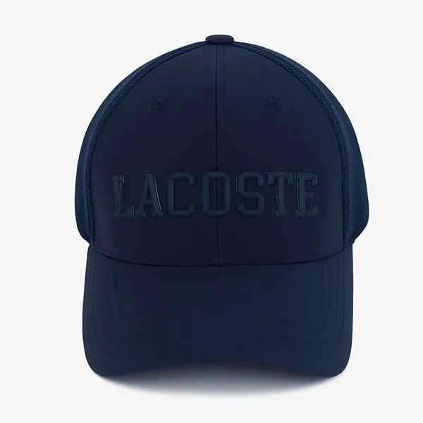 Mũ Lacoste Lettering Baseball Cap RK242E 54G 166 Màu Xanh Navy