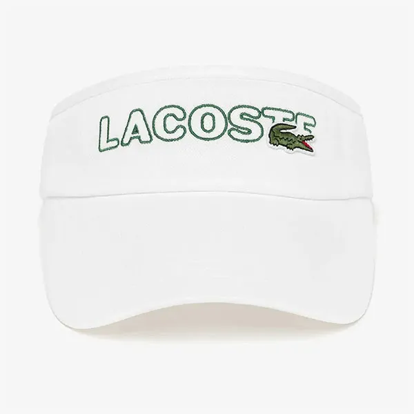 Mũ Nửa Đầu Lacoste Sport Cap RK224E 55G 70V Màu Trắng