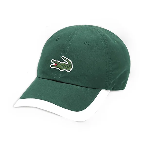 Mũ Lacoste Sport Contrast Border Lightweight Cap RK5398-256 Màu Xanh Lá