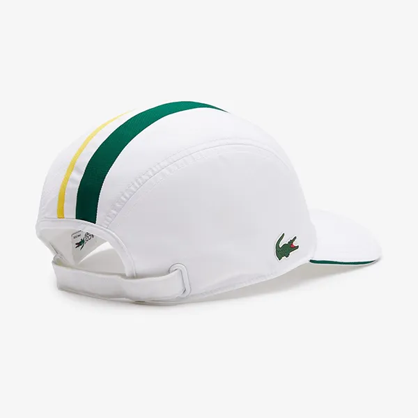 Mũ Lacoste Sport Light Ergonomic Cap RK6977 1RL Màu Trắng