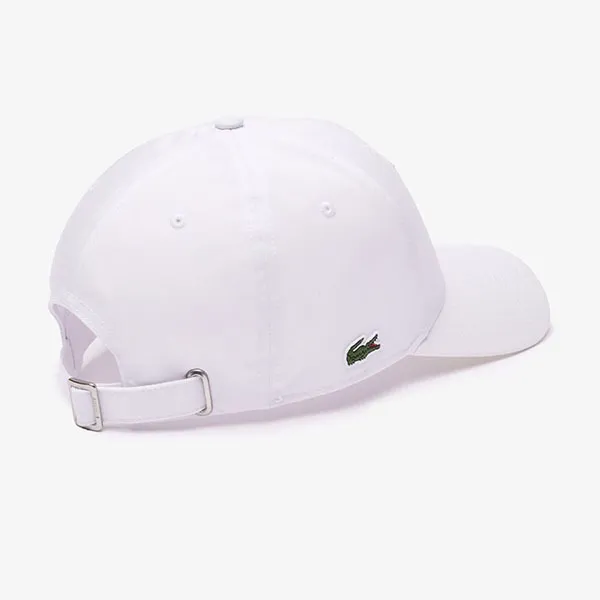 Mũ Lacoste Unisex 3D Embroidered Baseball Cap RK0342 54G 001 Màu Trắng - Mũ nón - Vua Hàng Hiệu