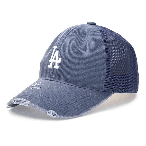 Mũ MLB Basic Washed Mesh LA Dodgers 3AMCB0153-07INS Màu Xanh Chàm - Mũ nón - Vua Hàng Hiệu
