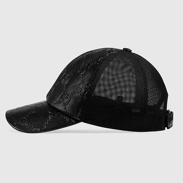 Mũ Nam Gucci Black GG Pattern Embossed Baseball 627156 4HL03 1060 Màu Đen Size M - Mũ nón - Vua Hàng Hiệu