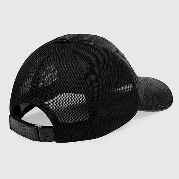 Mũ Nam Gucci Black GG Pattern Embossed Baseball 627156 4HL03 1060 Màu Đen Size M - Mũ nón - Vua Hàng Hiệu