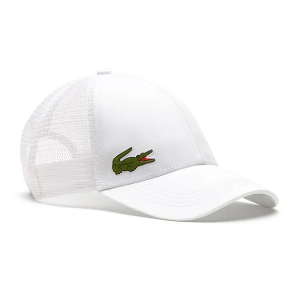 Mũ Nam Lacoste Trucker Cap Màu Trắng