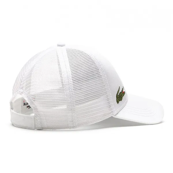 Mũ Nam Lacoste Trucker Cap Màu Trắng