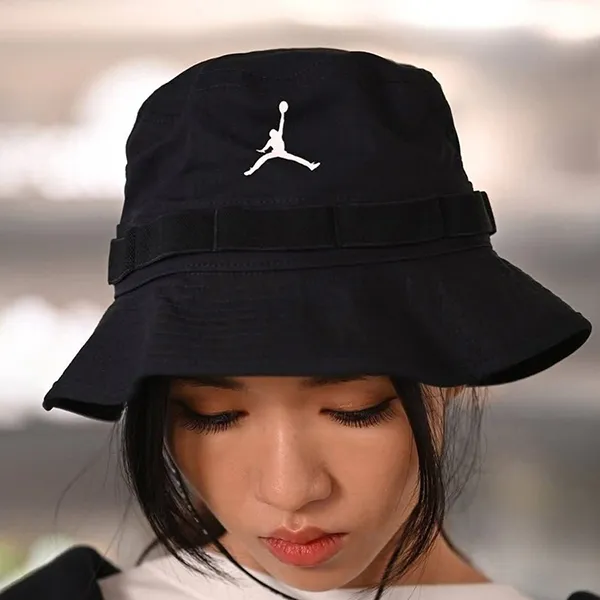 Mũ Nike Jordan Apex Bucket Hat Black FD5188-010 Màu Đen Size M - Mũ nón - Vua Hàng Hiệu