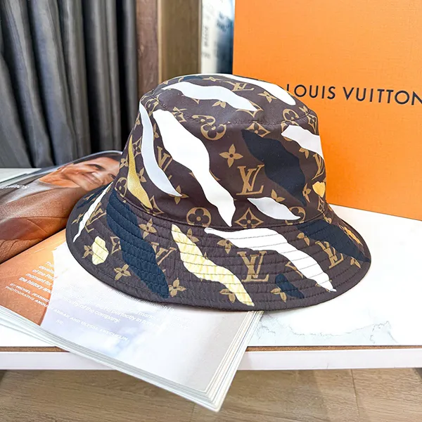 Mũ Nữ Louis Vuitton LV Cappelli Louis Vuitton In Tela Marrone Taglia Màu Nâu Họa Tiết - Mũ nón - Vua Hàng Hiệu
