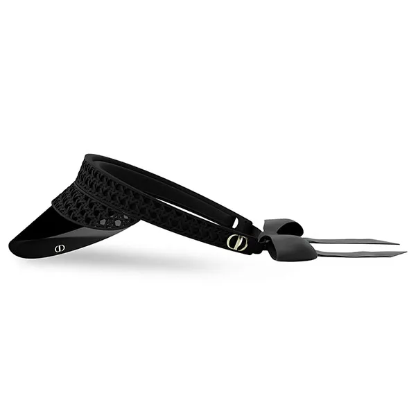 Mũ Nửa Đầu Nữ Dior Black Shield V1U 11A0 00 Màu Đen
