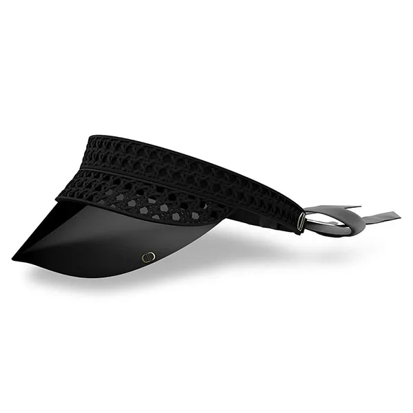 Mũ Nửa Đầu Nữ Dior Black Shield V1U 11A0 00 Màu Đen