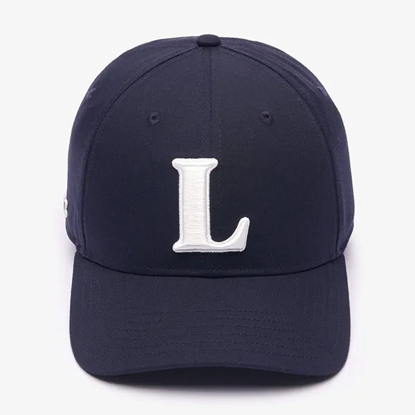 Mũ Unisex Lacoste 3D Embroidered Baseball Cap RK0342 HDE Màu Xanh Navy Size M