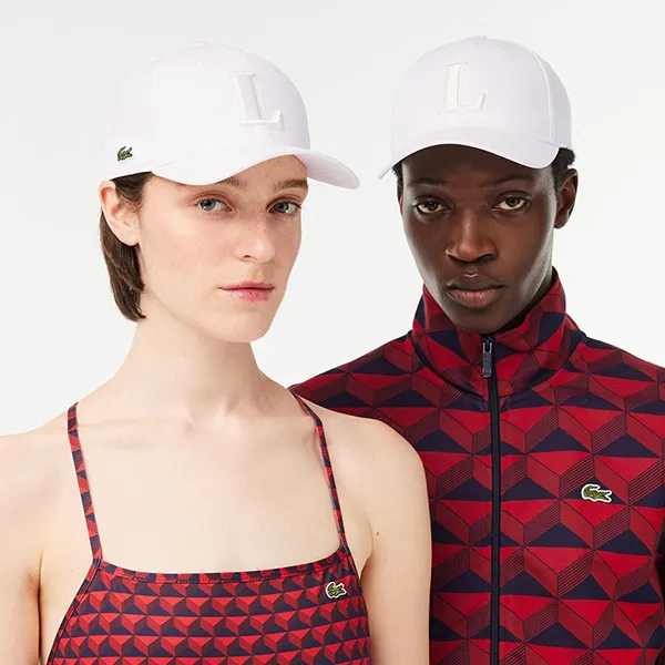 Mũ Lacoste Baseball Cap 3D Embroidery RK0342 001 Màu Trắng - Mũ nón - Vua Hàng Hiệu