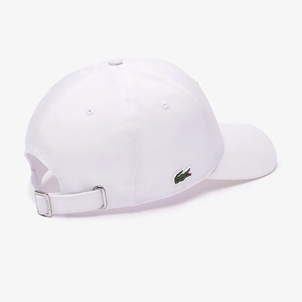 Mũ Lacoste Baseball Cap 3D Embroidery RK0342 001 Màu Trắng - Mũ nón - Vua Hàng Hiệu