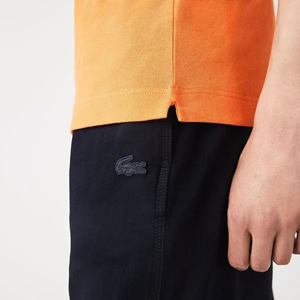 Áo Polo Nam Lacoste Regular Fit Shirt PH5522 NPB Màu Cam Size 3