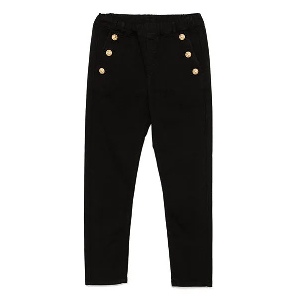 Quần Dài Balmain Kids Straight Cut Pants BW6Q50 Z2813 930 Màu Đen Size 14Y - Thời trang - Vua Hàng Hiệu