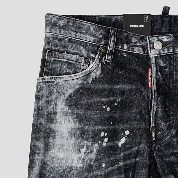 Quần Jean Nam Dsquared2 Black Τide Skater Fit S71LB1283 S30357 900 Màu Đen Size 46 - Thời trang - Vua Hàng Hiệu
