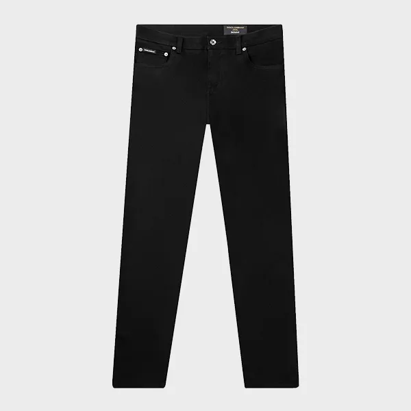 Quần Jean Nam Dolce & Gabbana D&G Black With Tag Silver Slim Fit GY07LD G8GW6 Màu Đen Size 44 - Thời trang - Vua Hàng Hiệu
