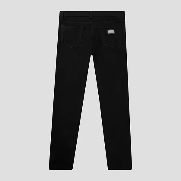 Quần Jean Nam Dolce & Gabbana D&G Black With Tag Silver Slim Fit GY07LD G8GW6 Màu Đen Size 44 - Thời trang - Vua Hàng Hiệu