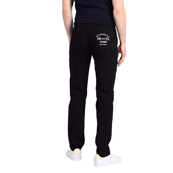 Quần Jean Nam Dolce & Gabbana D&G Black With Tag Skinny GY07LD G8DA9 Màu Đen Size 46 - Thời trang - Vua Hàng Hiệu