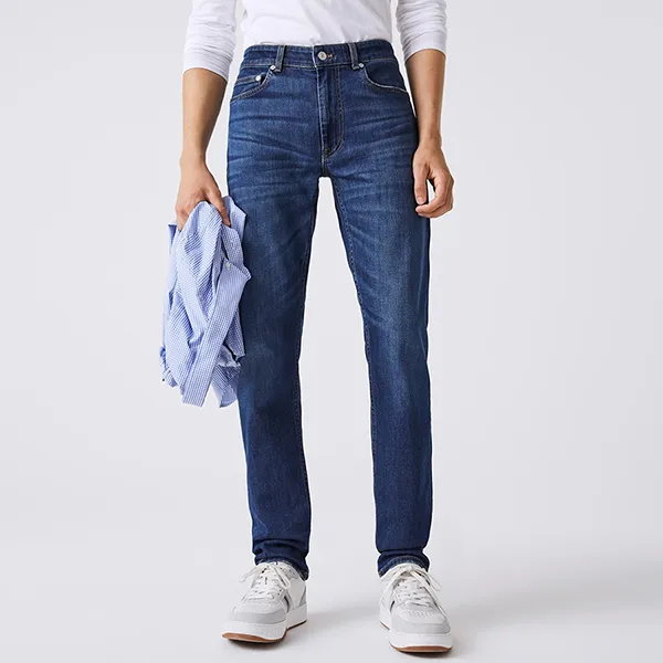 Quần Jean Nam Lacoste Thiết Kế 5 Túi HH8949 MK9 Màu Xanh Size 38 - Thời trang - Vua Hàng Hiệu