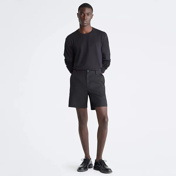 Quần Short Nam Calvin Klein CK Slim Fit 40QM613 002 Màu Đen Size 33 - Thời trang - Vua Hàng Hiệu