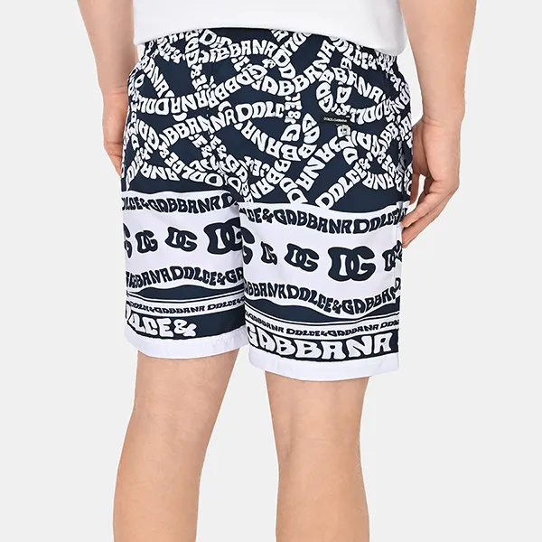 Quần Short Nam Dolce & Gabbana D&G M4A13T FHMUZ Màu Navy/Trắng Size 46 - Thời trang - Vua Hàng Hiệu