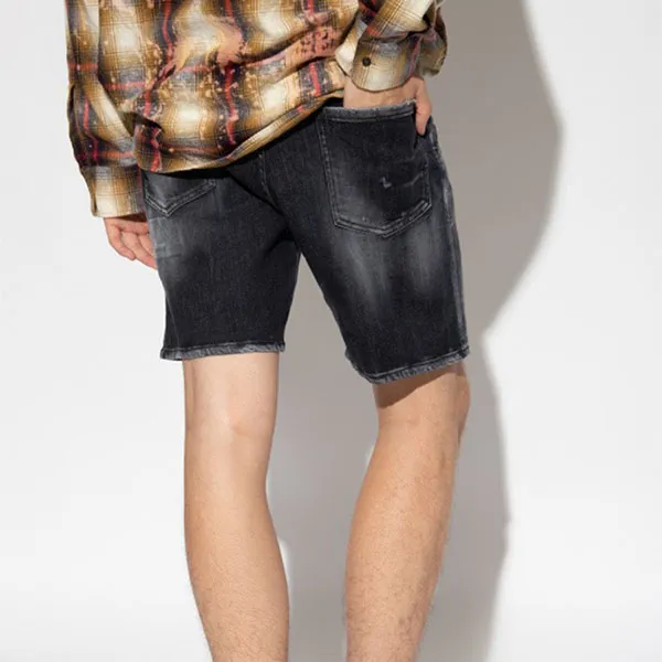 Quần Short Nam Dsquared2 Black Marine Shorts S74MU0744 Màu Đen Size 44 - Thời trang - Vua Hàng Hiệu