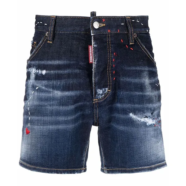 Quần Short Nam Dsquared2 Dan Commando Màu Xanh Đậm Size 46 - Thời trang - Vua Hàng Hiệu