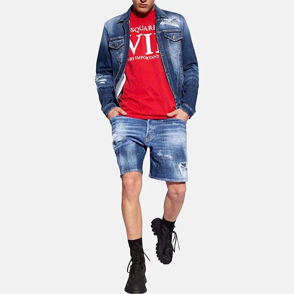 Quần Short Nam Dsquared2 S71MU0797 S30872 470 Màu Xanh Dương Size 48 - Thời trang - Vua Hàng Hiệu