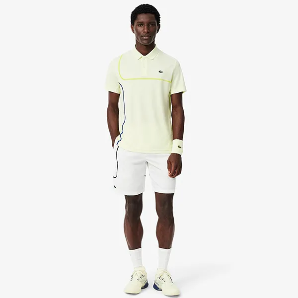 Quần Short Nam Lacoste Lightweight Tennis/Pickleball GH7460 001 Màu Trắng Size 2 - Thời trang - Vua Hàng Hiệu