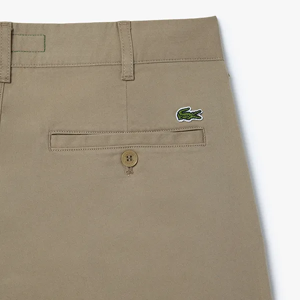 Quần Short Nam Lacoste Men's Slim Fit Stretch Cotton FH3347 51 CB8 Màu Be Size 30 - Thời trang - Vua Hàng Hiệu