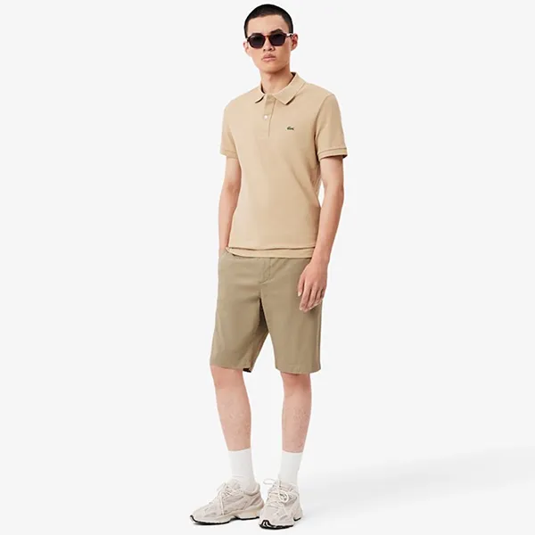 Quần Short Nam Lacoste Men's Slim Fit Stretch Cotton FH3347 51 CB8 Màu Be Size 30 - Thời trang - Vua Hàng Hiệu