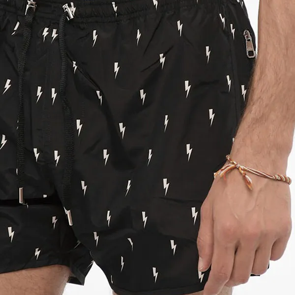 Quần Short Nam Neil Barrett P589402 Màu Đen Size S