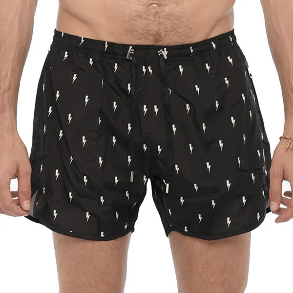 Quần Short Nam Neil Barrett P589402 Màu Đen Size S
