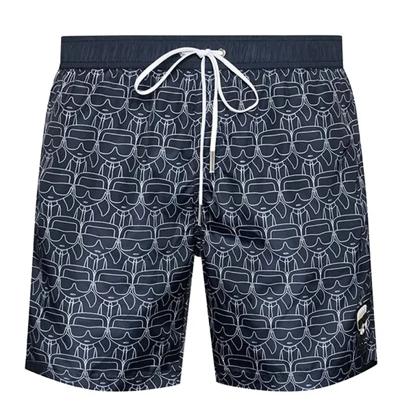 Quần Shorts Nam Karl Lagerfeld KL21MBM12 Màu Xanh Navy Size S - Thời trang - Vua Hàng Hiệu