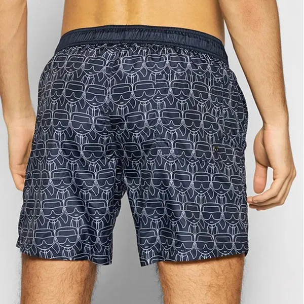Quần Shorts Nam Karl Lagerfeld KL21MBM12 Màu Xanh Navy Size S - Thời trang - Vua Hàng Hiệu