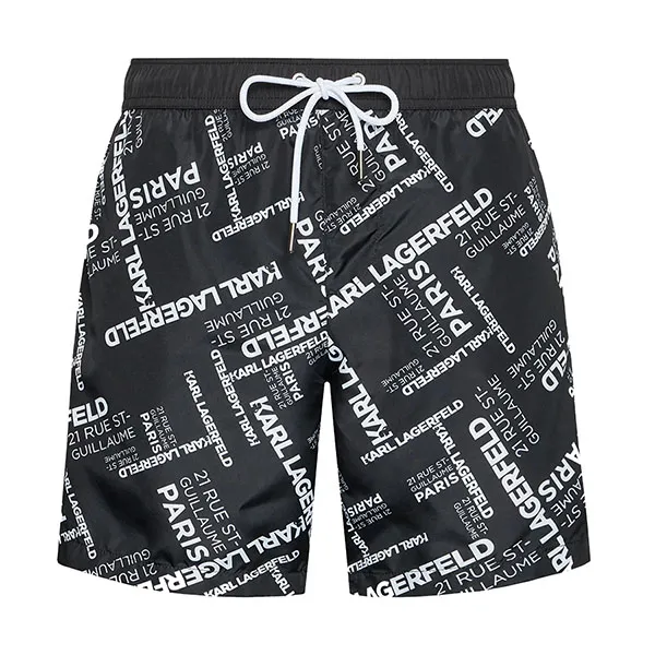 Quần Shorts Nam Karl Lagerfeld KL22MBM09 Màu Đen Size S - Thời trang - Vua Hàng Hiệu