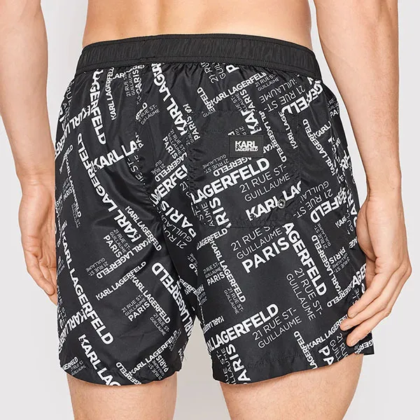Quần Shorts Nam Karl Lagerfeld KL22MBM09 Màu Đen Size S - Thời trang - Vua Hàng Hiệu