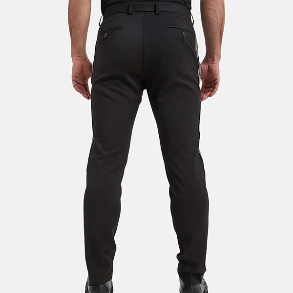 Quần Tây Nam Dolce & Gabbana D&G Chữ Chạy Dọc GVRHET FUBAF Màu Đen Size 44 - Thời trang - Vua Hàng Hiệu