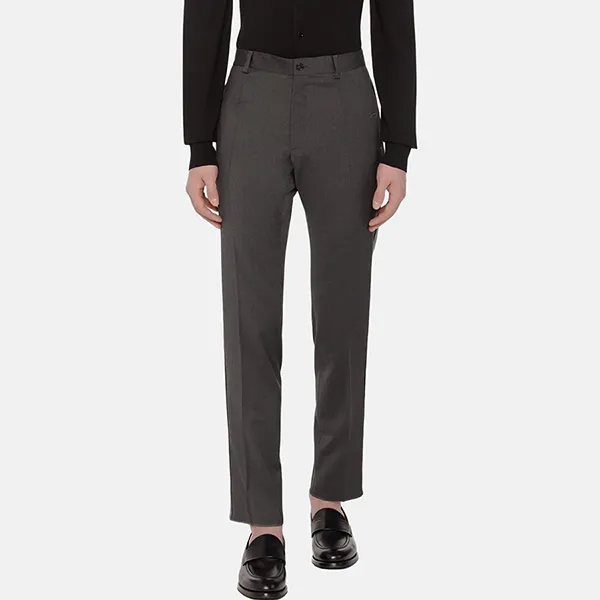 Quần Tây Nam Dolce & Gabbana D&G Chữ Chạy Dọc GVRHET FUBAF Màu Ghi Xám Size 44 - Thời trang - Vua Hàng Hiệu