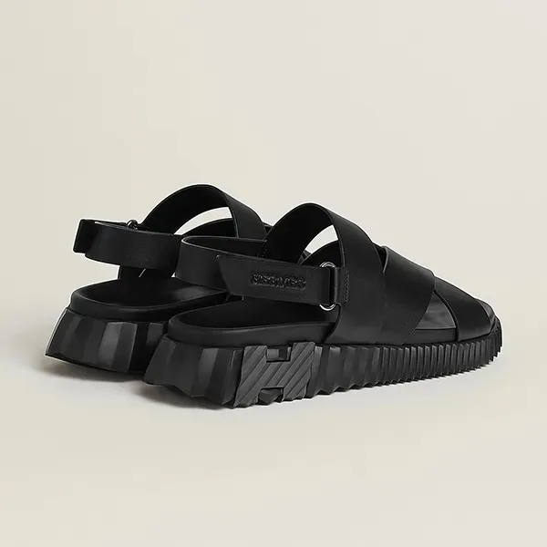 Dép Sandals Nữ Hermès Electric Màu Đen Size 41.5 - Dép - Vua Hàng Hiệu