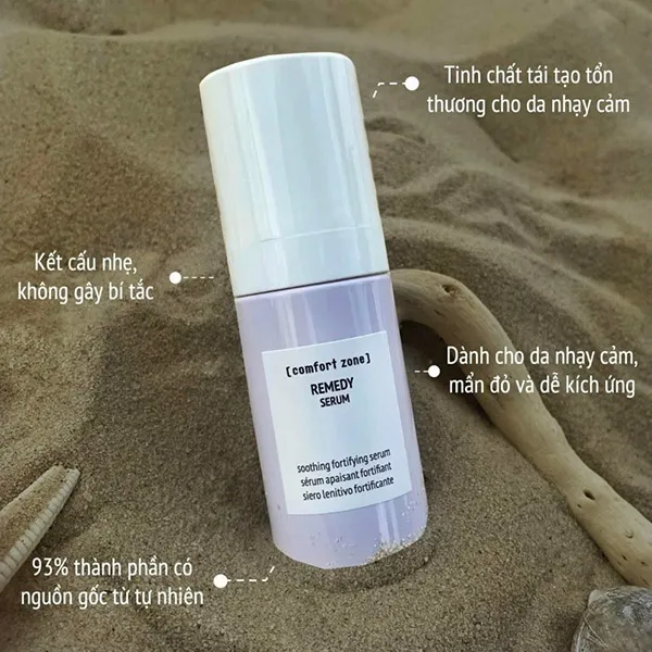 Serum Hỗ Trợ Nuôi Dưỡng, Bảo Vệ Và Làm Dịu Da Comfort Zone Remedy Serum 30ml