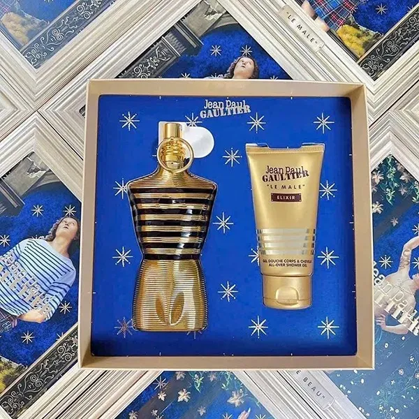 Set Nước Hoa Nam Jean Paul Gaultier Le Male Elixir EDPl Và Sữa Tắm Showergel - Nước hoa - Vua Hàng Hiệu