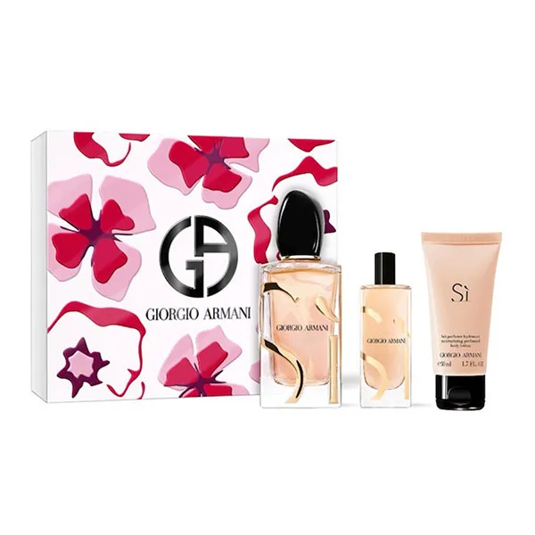 Set Nước Hoa Nữ Giorgio Armani Sì Intense EDP (100ml + 15ml) + Sữa Dưỡng Thể 50ml - Nước hoa - Vua Hàng Hiệu