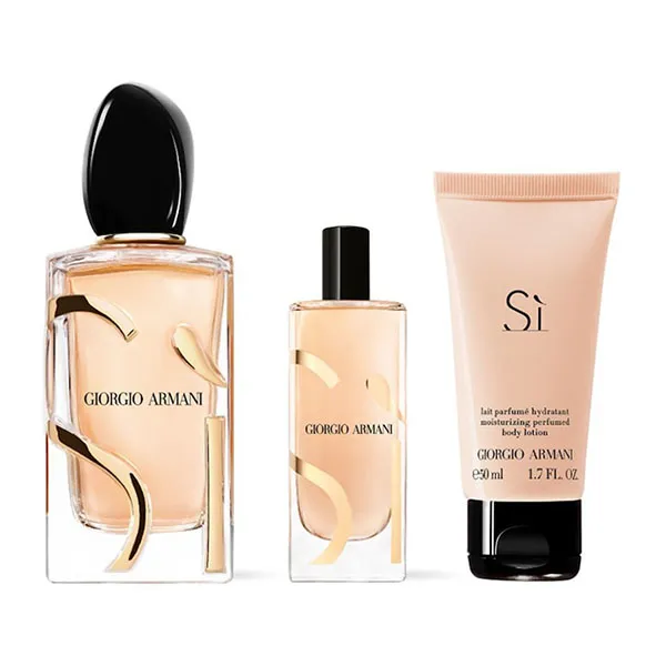 Set Nước Hoa Nữ Giorgio Armani Sì Intense EDP (100ml + 15ml) + Sữa Dưỡng Thể 50ml - Nước hoa - Vua Hàng Hiệu