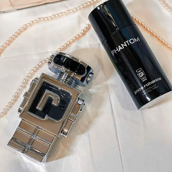 Set Nước Hoa Nam Paco Rabanne Phantom EDT Gift Set (EDT 100ml + Xịt Khử Mùi 150ml) - Nước hoa - Vua Hàng Hiệu