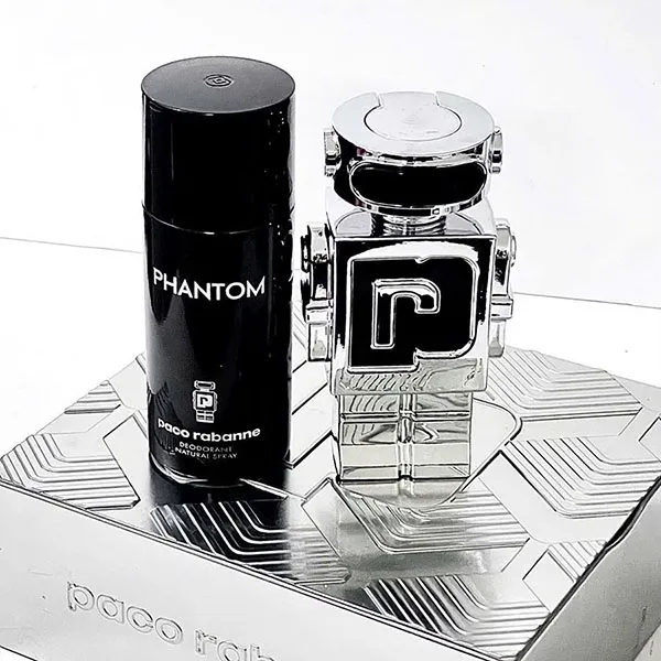 Set Nước Hoa Nam Paco Rabanne Phantom EDT Gift Set (EDT 100ml + Xịt Khử Mùi 150ml) - Nước hoa - Vua Hàng Hiệu