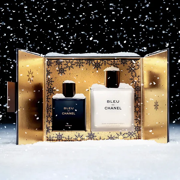 Set Nước Hoa Và Kem Dưỡng Ẩm Sau Khi Cạo Râu Chanel Bleu De Parfum 3-En-1 Moisturizer 2 Món (50ml + 90ml) - Nước hoa - Vua Hàng Hiệu