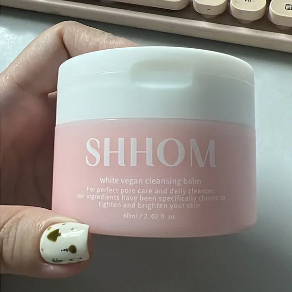 Set Sáp Tẩy Trang Shhom Pore White Vegan Cleansing Balm 60ml x 2
