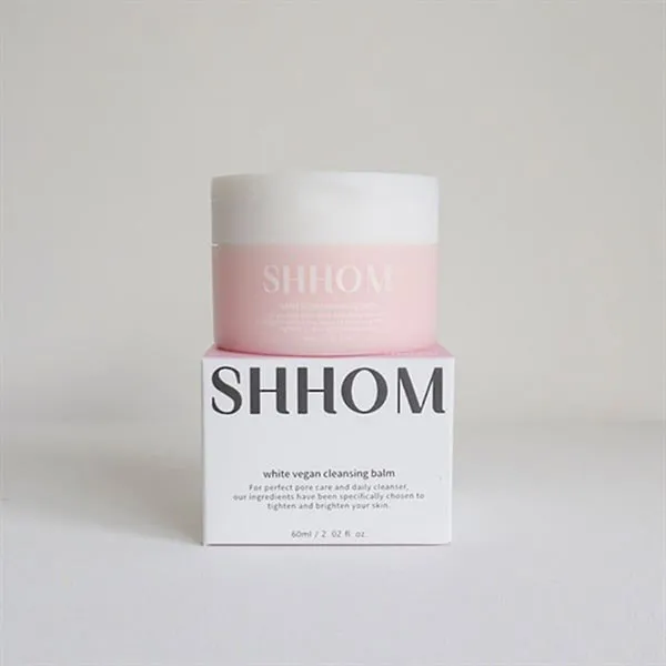 Set Sáp Tẩy Trang Shhom Pore White Vegan Cleansing Balm 60ml x 2